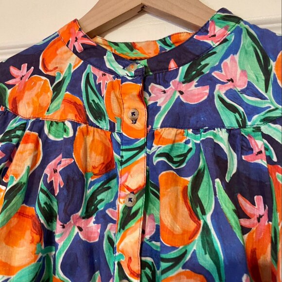 Anthropologie Pooley Blouse (Oranges) – Size M - Picture 3 of 8